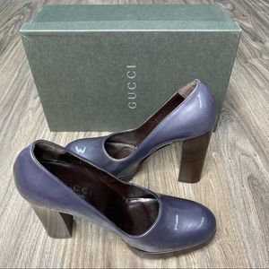 NWT Vintage Gucci Platform Heels in Lilac